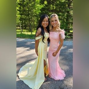 Pink prom dress size 000-0